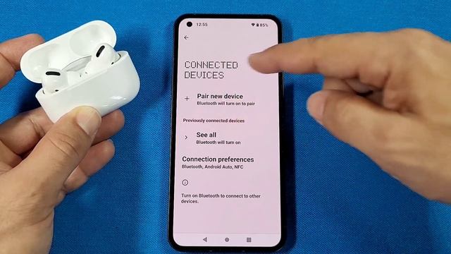 how to connect Airpods Pro to Nothing phone | pairing tutorial show battery status смотреть онлайн