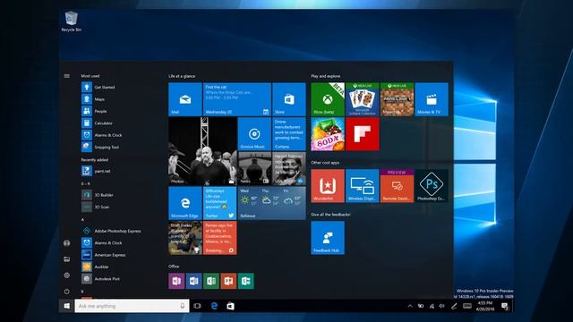 Windows 10 Build 14328 tem Windows Ink Menu Iniciar atualizado e mais смотреть онлайн
