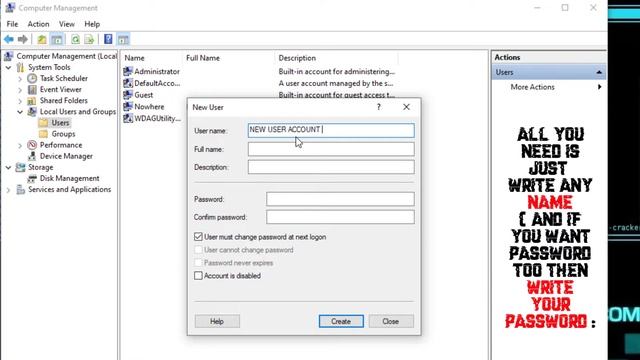 Create Unlimited user Accounts in pc l Window 10 l 2021 смотреть онлайн