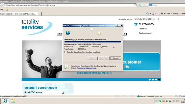 How to install TeamViewer QuickSupport - Windows 7 смотреть онлайн