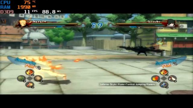 Naruto Shippuden Ultimate Ninja Storm revolution on intel GMA 4500MHD | intel core 2 duo |VRAM 128m смотреть онлайн