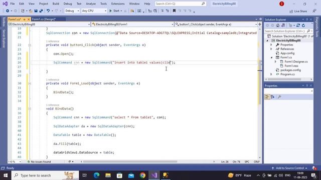Electricity Billing System Software Using C# смотреть онлайн