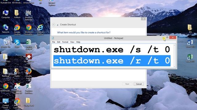 How to create a shutdown icon in Windows 8 смотреть онлайн