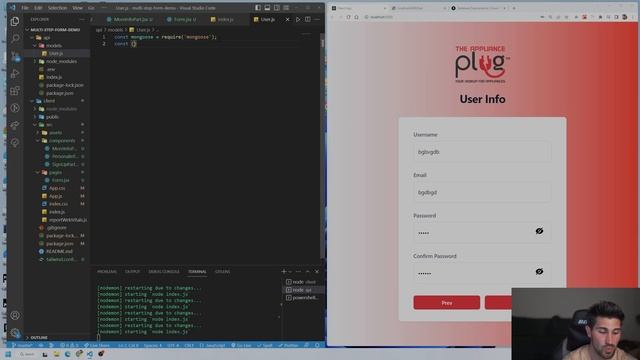 Building a Multi-Step Form with MERN Stack Part 2 Backend | Step-by-Step Tutorial смотреть онлайн