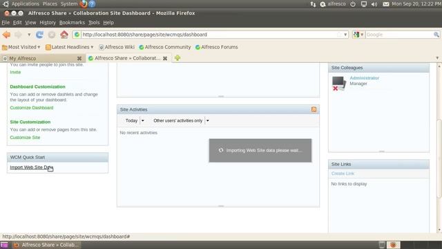 Alfresco Web Quick Start Part 2 смотреть онлайн