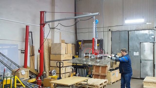 Манипулятор пневматический с вакуумным захватом смотреть онлайн