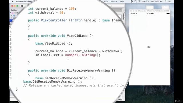 C# Programming Basics in Xamarin (5 Integer Variables in iOS) смотреть онлайн