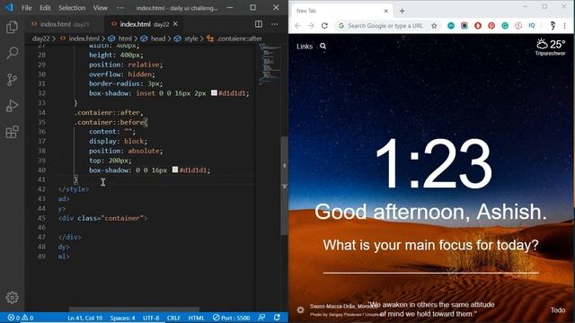 Modern CSS Tutorial | Single Element Wave Effect смотреть онлайн