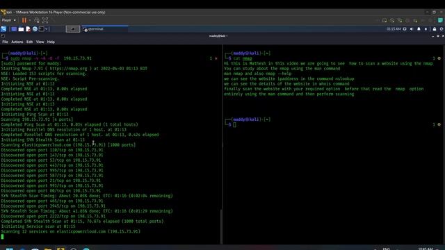 how to scan a website using nmap смотреть онлайн