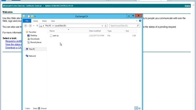 Certificate installation in Urdu Hindi Lecture 18 Exchange 2016 смотреть онлайн