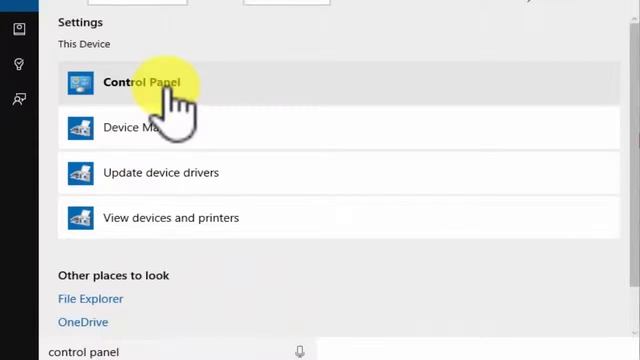 Pic Poc Windows 10 How to open Control Panel смотреть онлайн