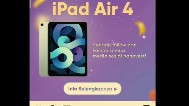 Airdrop terbaru nanobyte bagi2 hadiah ipad air 4 dan 1 free token tiap pendaftar GRATIS смотреть онлайн