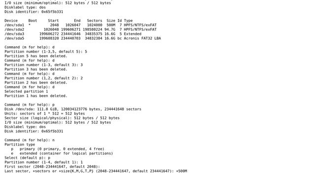 fdisk: partition contains a ntfs signature. remove it? смотреть онлайн