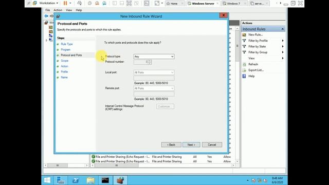 Lecture 13 How to configure Firewall for block and allow any program in window server 2012/2016 смотреть онлайн
