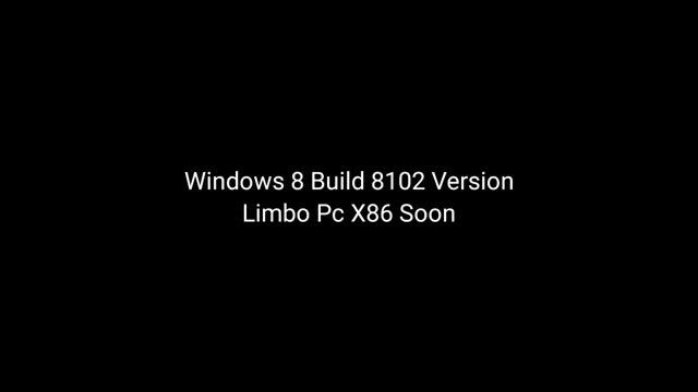 Limbo Pc X86 Windows 8 Build 8102 Tomorrow смотреть онлайн