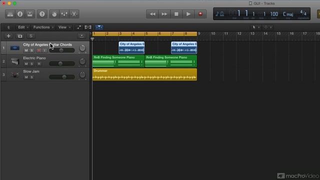 Logic Pro X 100: Absolute Beginner's Guide - 5. The Main Window: Pt 1 смотреть онлайн