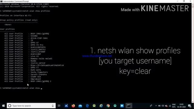 Find saved WIFI passwords using CMD in windows 10/8/7/vista | Tech Knowledge смотреть онлайн