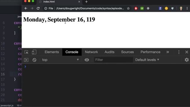 Build a Simple Clock with Javascript смотреть онлайн