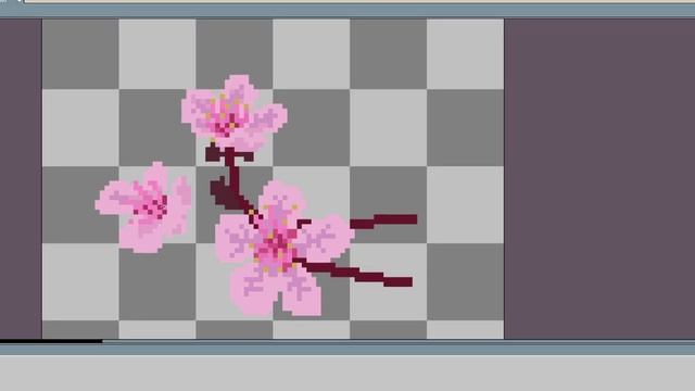 Cherry Blossom Time Lapse Pixelart смотреть онлайн