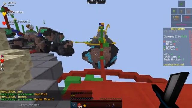 MINECRAFT: HyPixel bedwars e minigames смотреть онлайн