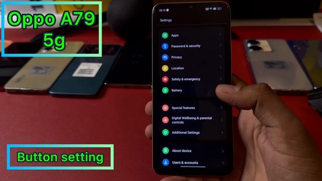 Oppo a79 5g back button setting | Oppo a79 5g me back button kaise lagaye/navigation key setting смотреть онлайн