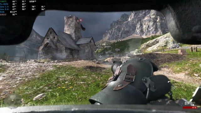 Fx 8370 + Gtx 1080Ti - Battlefield 1 (2016) 4K [ Render Scale 100% ] (1/3) смотреть онлайн
