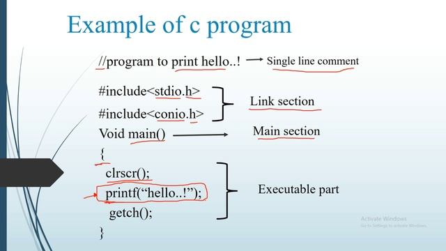 First example of c program in marathi|| write program to print hello. смотреть онлайн