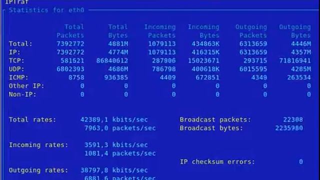 IPTraf смотреть онлайн