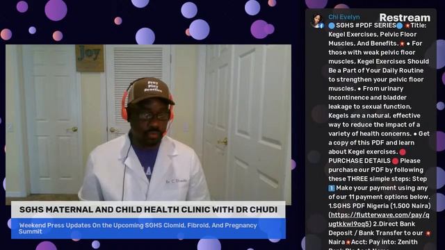 SGHS MATERNAL AND CHILD HEALTH CLINIC WITH DR CHUDI смотреть онлайн