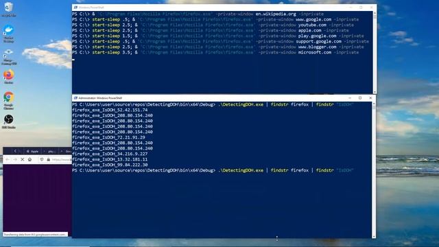 DNS over HTTPS detection / DetectingDOH.exe смотреть онлайн