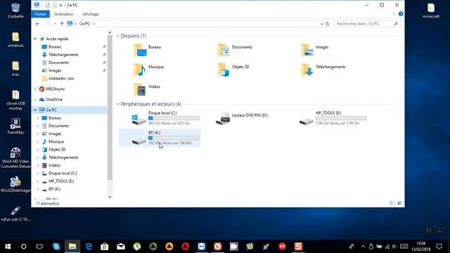 criar pendrive com a High Sierra 10 13 3 iso que criei e acessar logo a pasta EFI смотреть онлайн