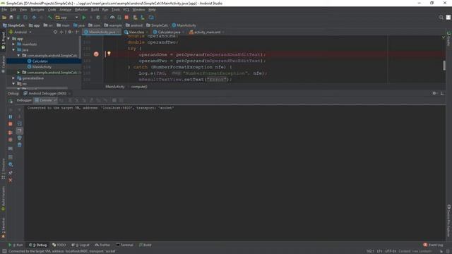 Debugging in Android Studio | Set and view breakpoints | Step through code | Examine Variables смотреть онлайн