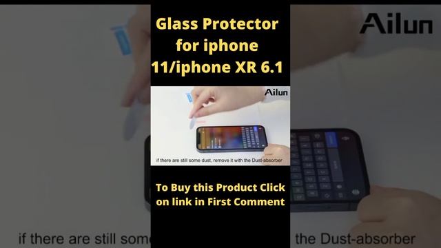 Ailun Glass Screen Protector for iPhone 11/XR смотреть онлайн