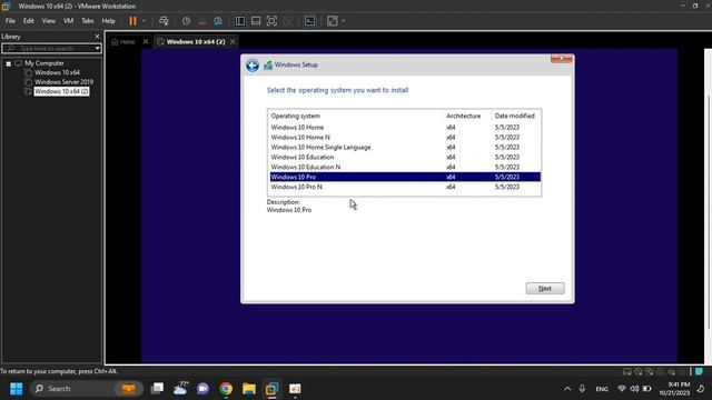 setup windows 10 pro file iso in VMware workstation (10 minute final) PRK-Learn(IT) смотреть онлайн