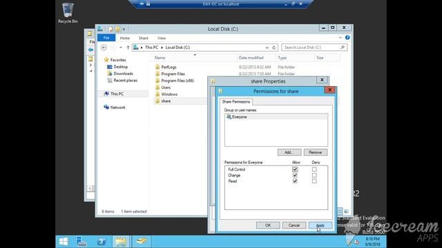 [part-1] how to configuer file server resource manager ? windows server 2012 r2 смотреть онлайн