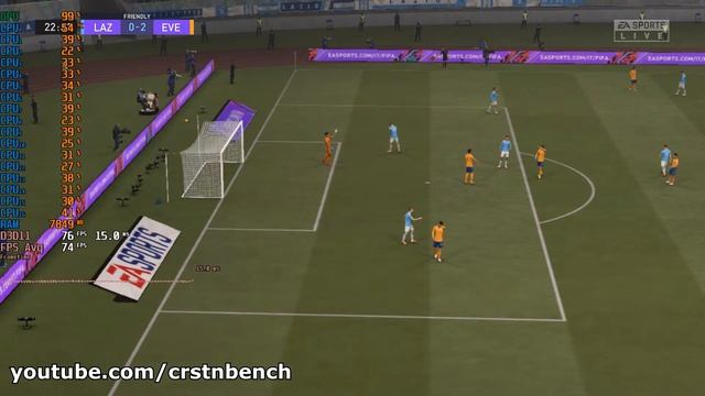 Intel Core i7 10700 \ UHD Graphics 630 \ FIFA 21 @720p low settings DirectX 11 смотреть онлайн