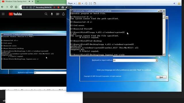 Windows Vista Startup Animaton on Windoiws 7 (Tutorial with Microsoft Anna смотреть онлайн