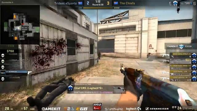 GAMEKIT.COM Counter Pit League Season 2 -TRIDENT vs. The Chiefs - Game One смотреть онлайн