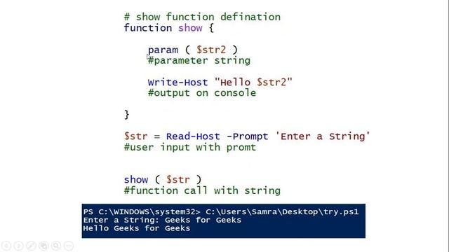 Windows PowerShell IO | Geeks for Geeks смотреть онлайн