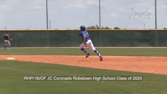 RHP/1B/OF JC Coronado Robstown High School Class of 2020 смотреть онлайн