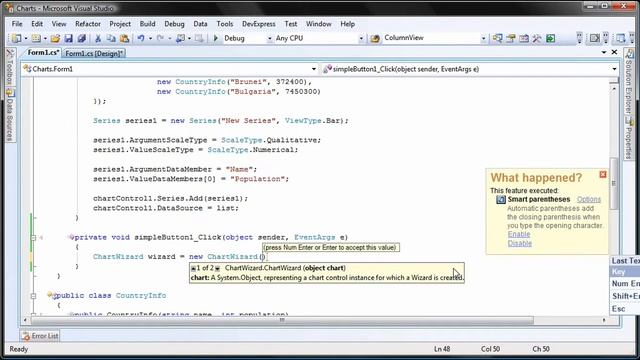 WinForms Charts - How to Change the Page Order in a Wizard смотреть онлайн
