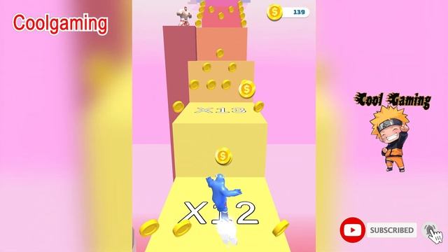 NOOB - PRO - HACKER - GOOD : Blue Monster Run GamePlay IOS, ANDROID смотреть онлайн