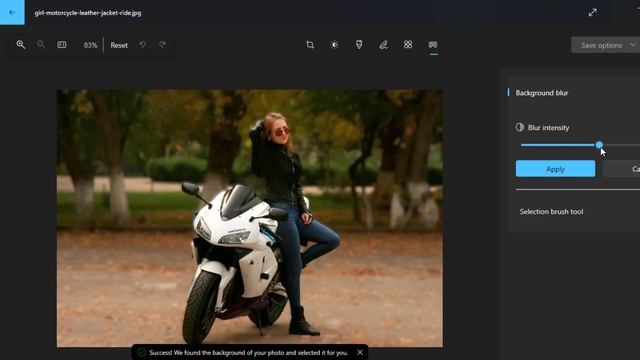 How to Blur Photo Background in Windows Photo App смотреть онлайн
