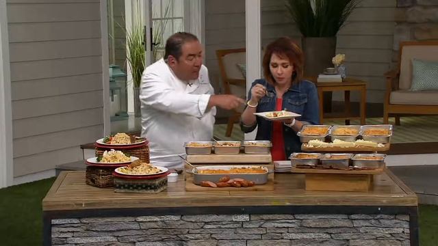 Emeril's (3) 24 oz. "Kicked Up" Mac & Cheese on QVC смотреть онлайн
