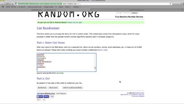$25 PAYPAL GIVEAWAY RESULTS!!!!!