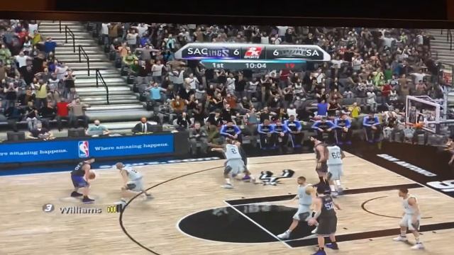 NBA 2k10 PS3 - Sacramento Kings @ San Antonio Spurs - Checkout the Rosters смотреть онлайн