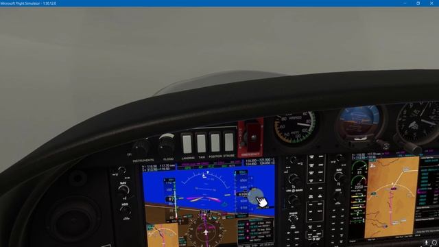 HADR IFR Approach RNAV and VOR смотреть онлайн