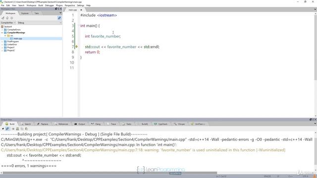 6 What are Compiler Warnings смотреть онлайн