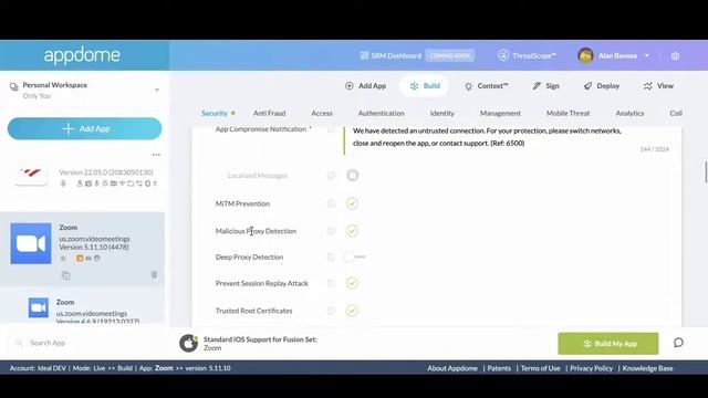 No Code Mobile App Security in Zoom iOS смотреть онлайн