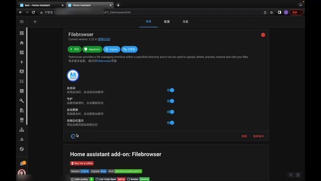 HomeAssistant好用的文件管理加载项Filebrowser 替代SambaShare смотреть онлайн